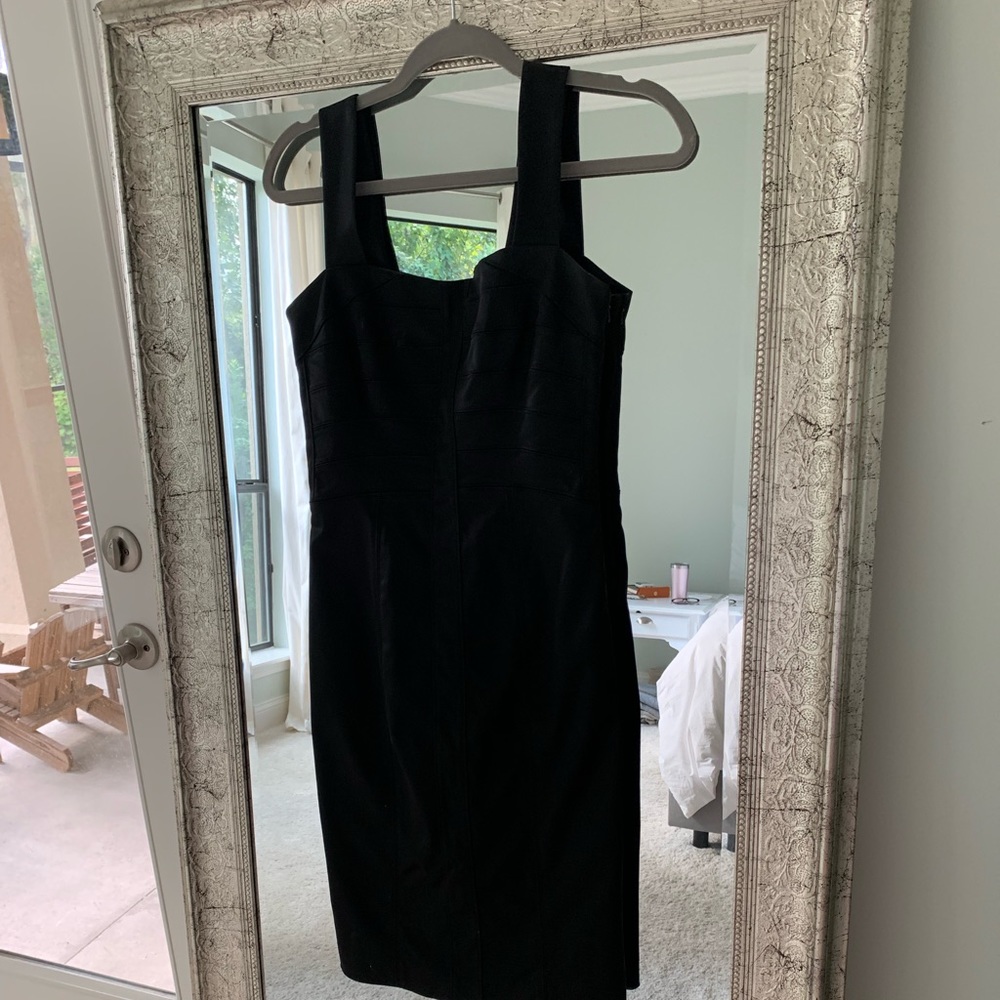 Black cocktail dress